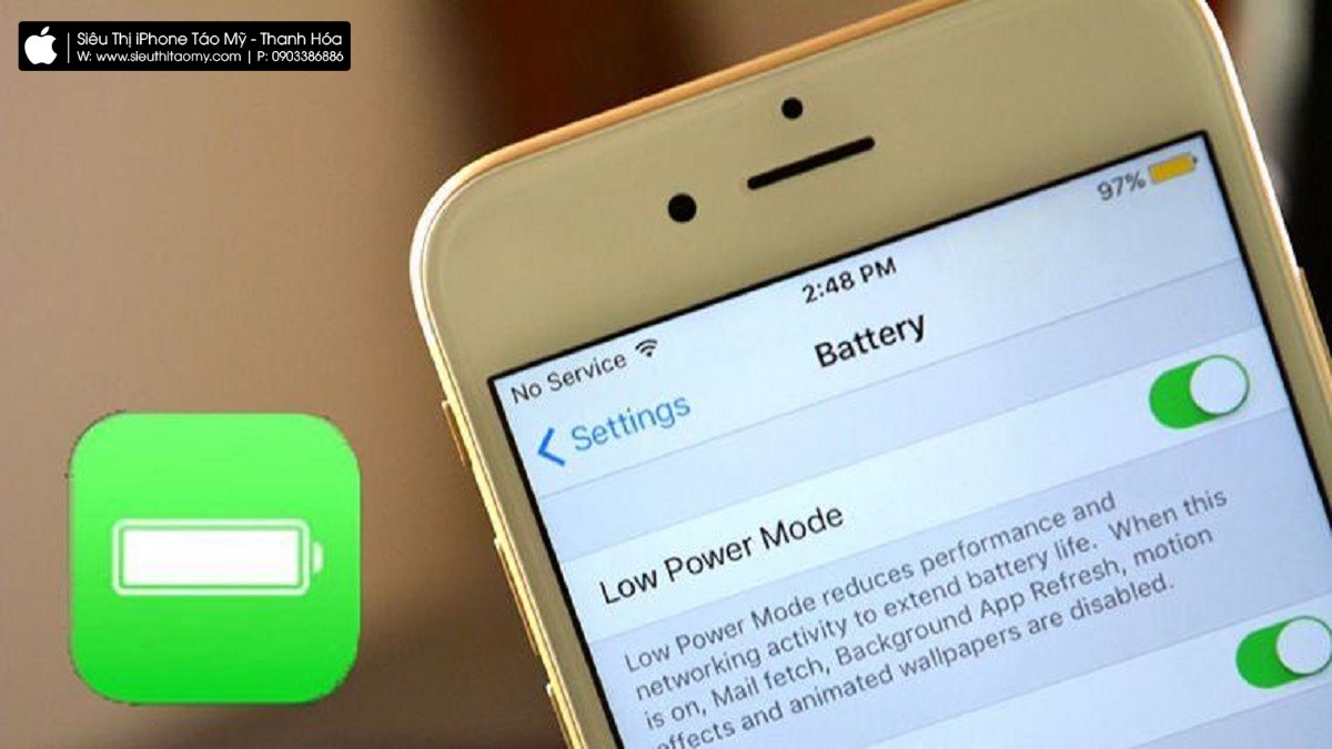 cách phục hồi pin iphone bị chai