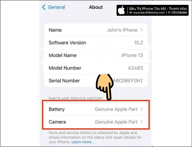 kiểm tra iphone