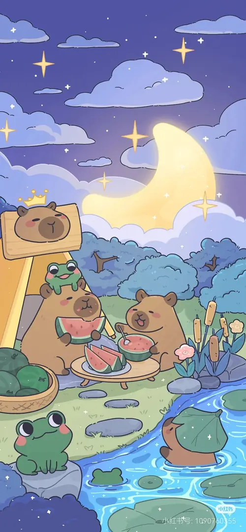 Một chú capybara ngồi cạnh bình hoa nhỏ tạo cảm giác chữa lành, màu nền sáng và bố cục rất thoáng. Một chú capybara ngồi cạnh bình hoa nhỏ tạo cảm giác chữa lành, màu nền sáng và bố cục rất thoáng.