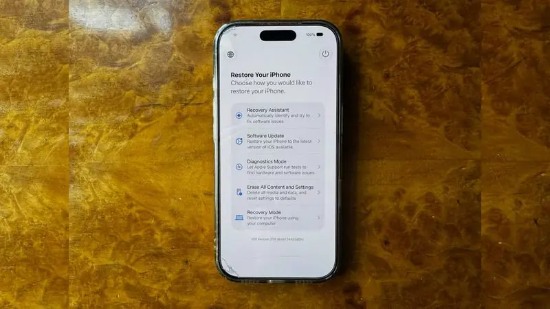 iOS 27: Truy cập màn hình Khôi phục (Recovery) mới trên iPhone